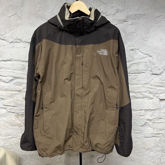 The North Face Other - THE NORTH FACE Brown Triclimate 3 in 1 Mens Hooded Jacket HyVent Zip Out Fleece